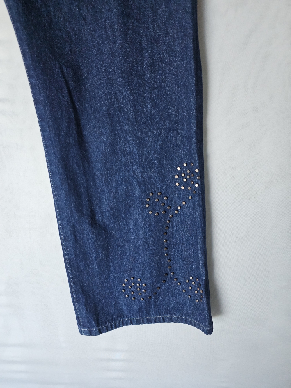 Style & Co. Dark Wash Studded Flare Jeans - Size 16 - Picture 11 of 16